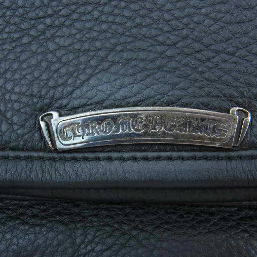 CHROME HEARTS クロムハーツ(原本無) SOFT SHOULDER BAG ソフトレザー ガンスリンガー ショルダー メッセンジャー バッグ ブラック系【中古】