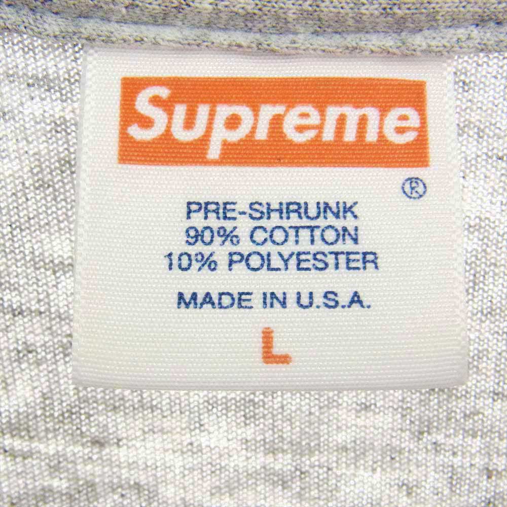 Supreme シュプリーム 08AW × Miles Davis Kind Of Blue マイルス デイビス カインド オブ ブルー ボックス ロゴ 半袖 Tシャツ グレー系 L【美品】【中古】