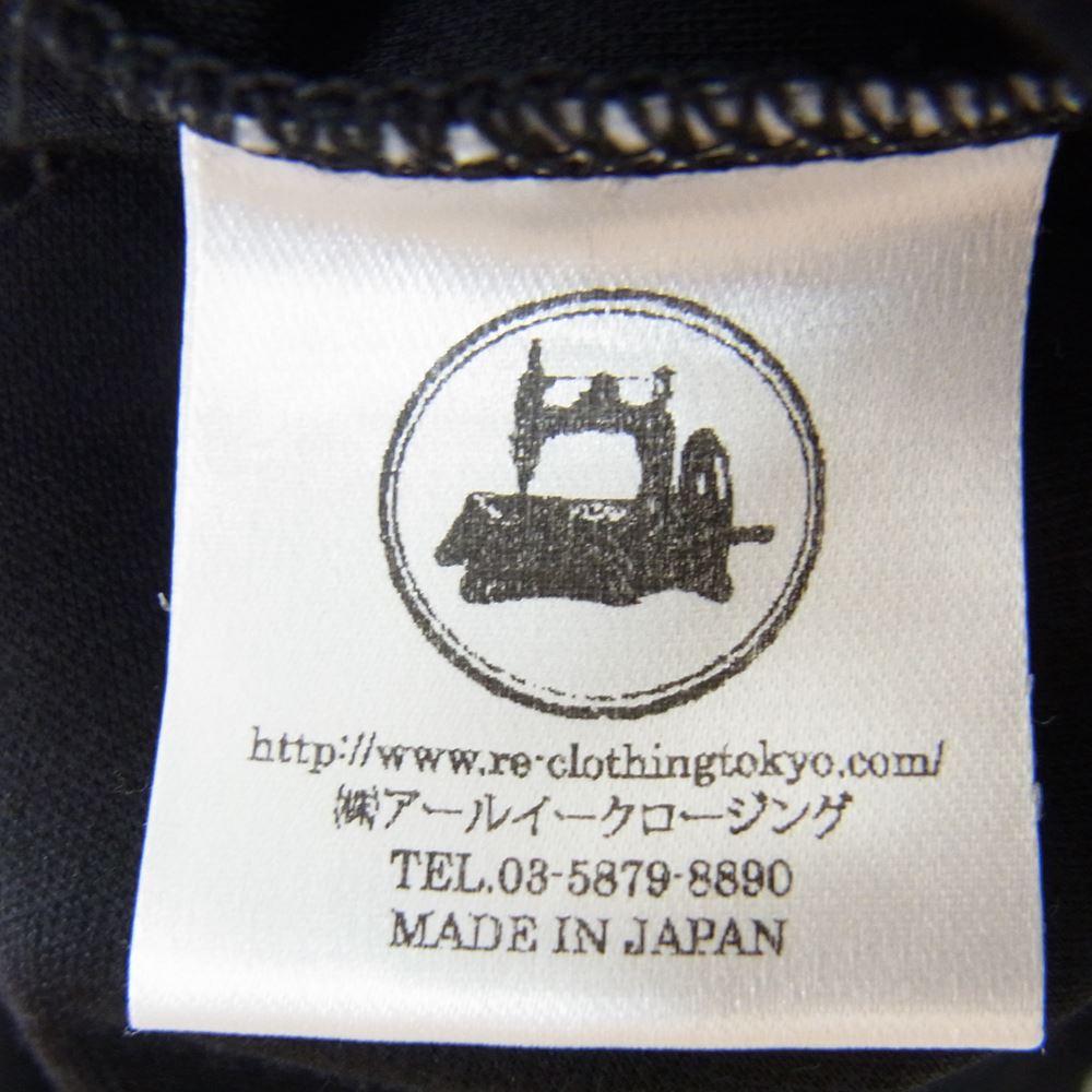 トウキョウメイド 日本製 半袖 ドレス Tシャツ ブラック系 XL【美品】【中古】