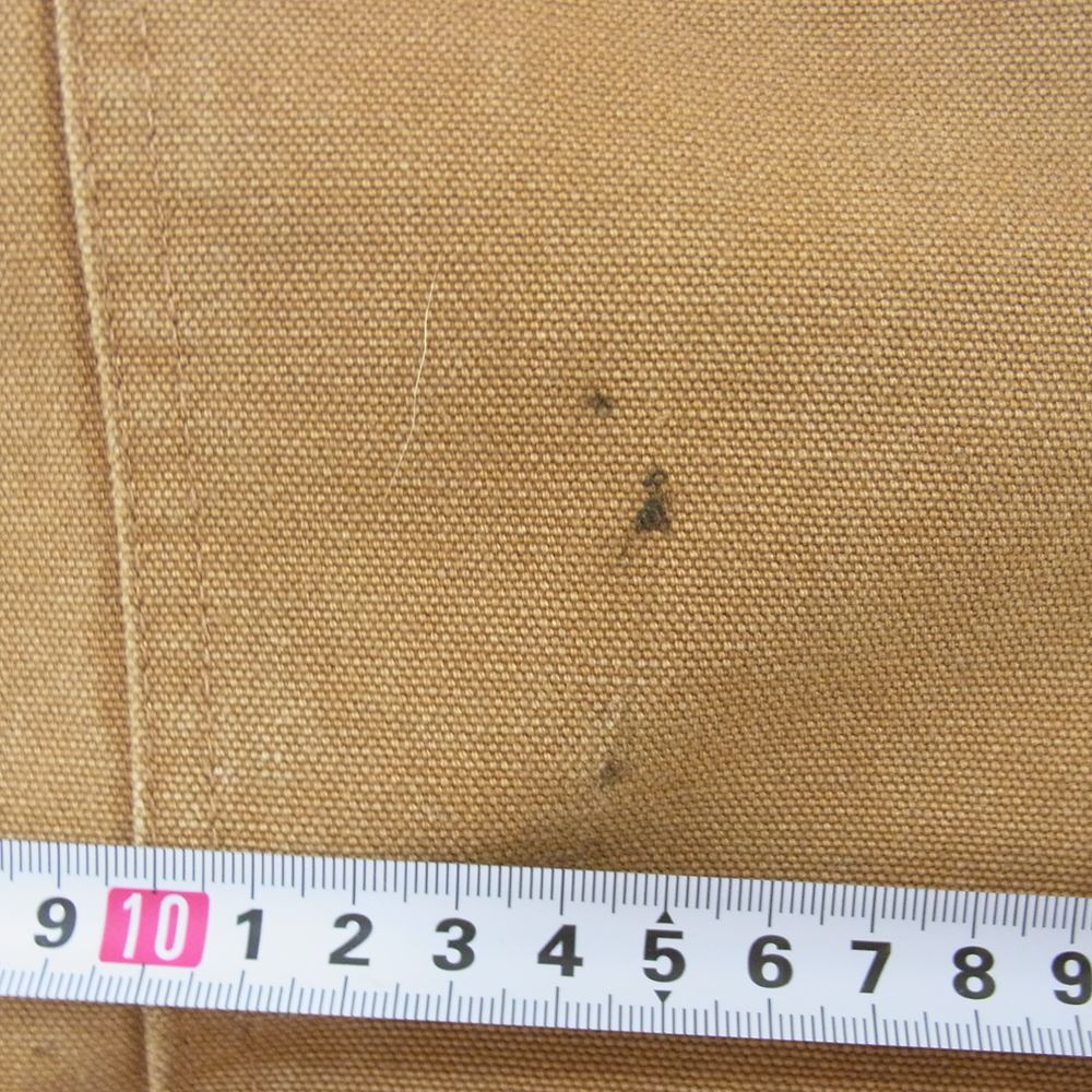 Carhartt カーハート USA製 ダブルニー ダック地 カーペンター パンツ ブラウン系 32【中古】