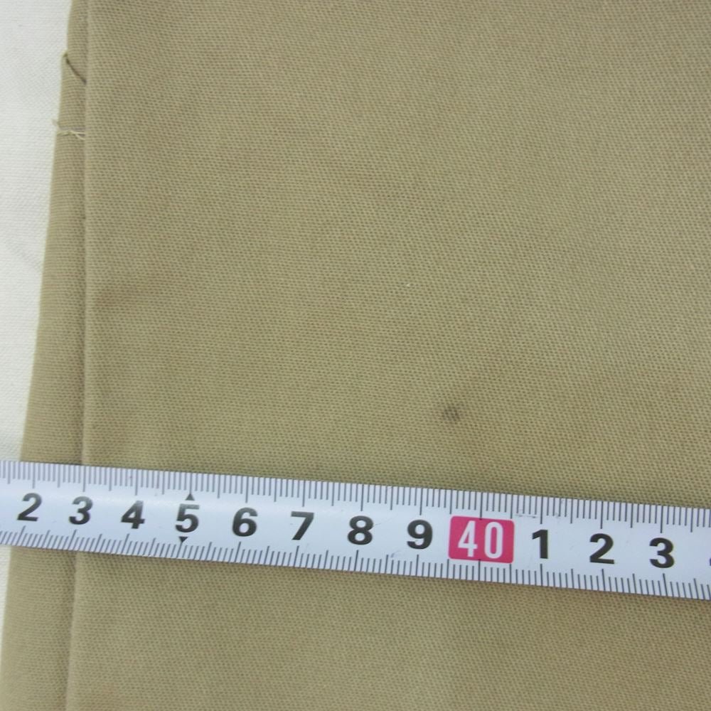 ビッグビル カナダ製 バックロゴプリント TCツイル オールインワン つなぎ ジャンプスーツ ベージュ系 42【中古】