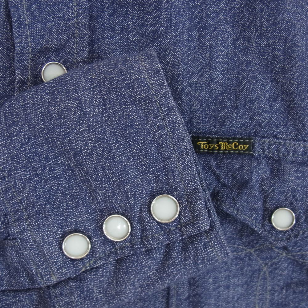 TOY'S McCOY トイズマッコイ BECK ベック ウエスタン シャツ ブルー系 16【中古】