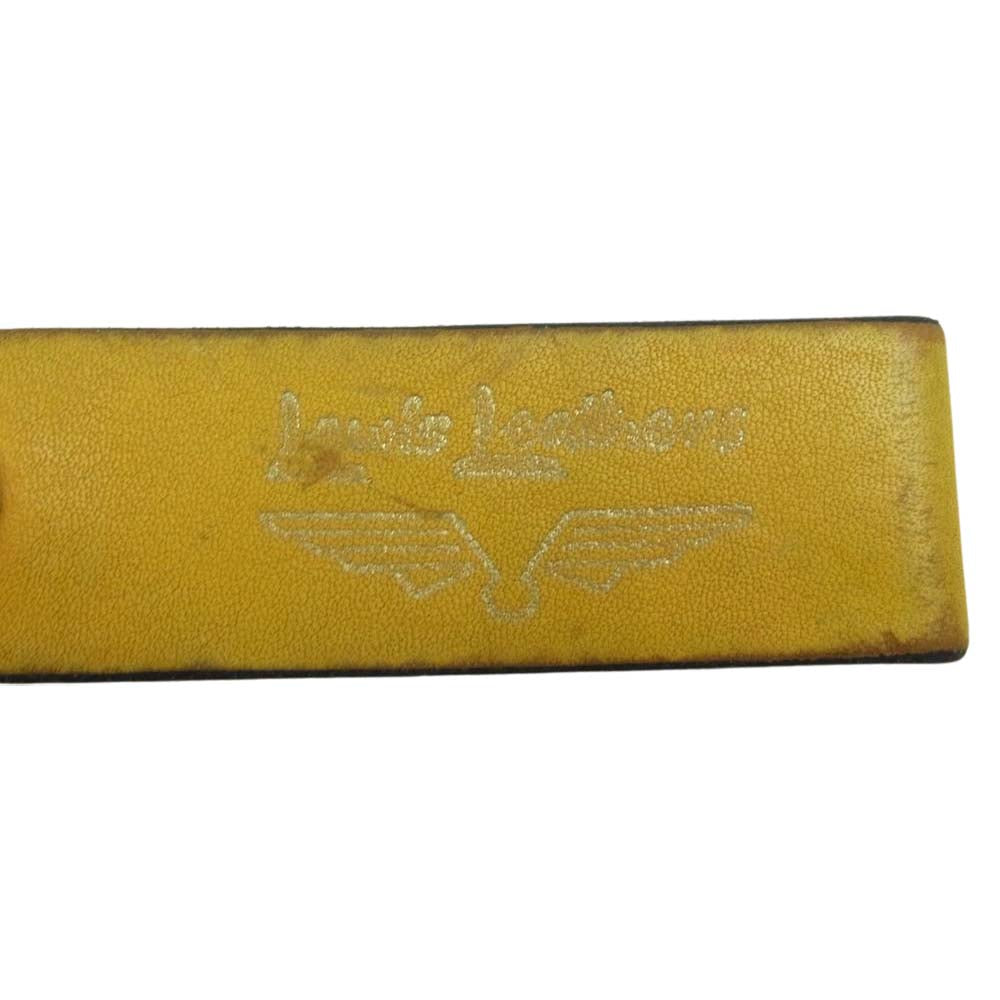 Lewis Leathers ルイスレザー KEY RING MK-1 レザー キーリング キーホルダー イエロー系【中古】