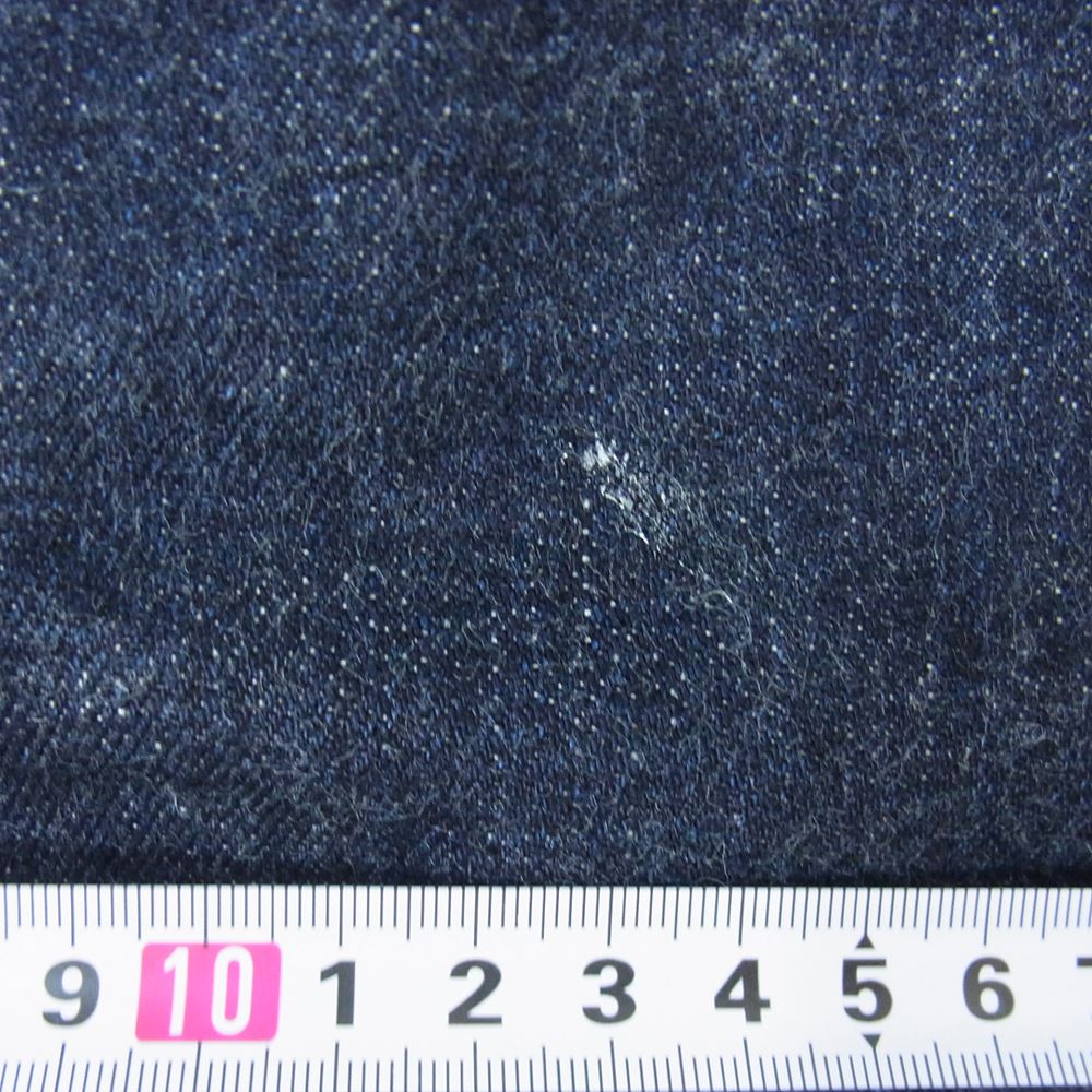 MOMOTARO JEANS 桃太郎ジーンズ 0106SPZ 出陣 ナローテーパード ジッパーフライ デニム パンツ インディゴブルー系 33【中古】