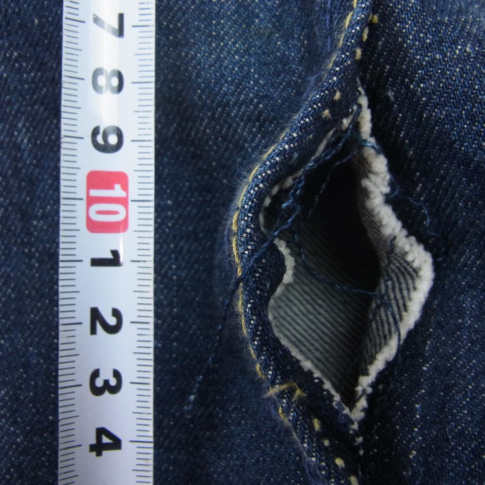 VISVIM ビズビム FLUXUS DENIM 03R フルクサス デニム パンツ インディゴブルー系 34【中古】