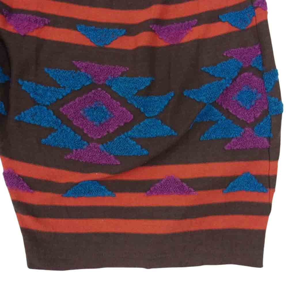 ISSEY MIYAKE イッセイミヤケ MI04JF581 ME ボーダー サルエルパンツ マルチカラー系 サイズ表記無【中古】