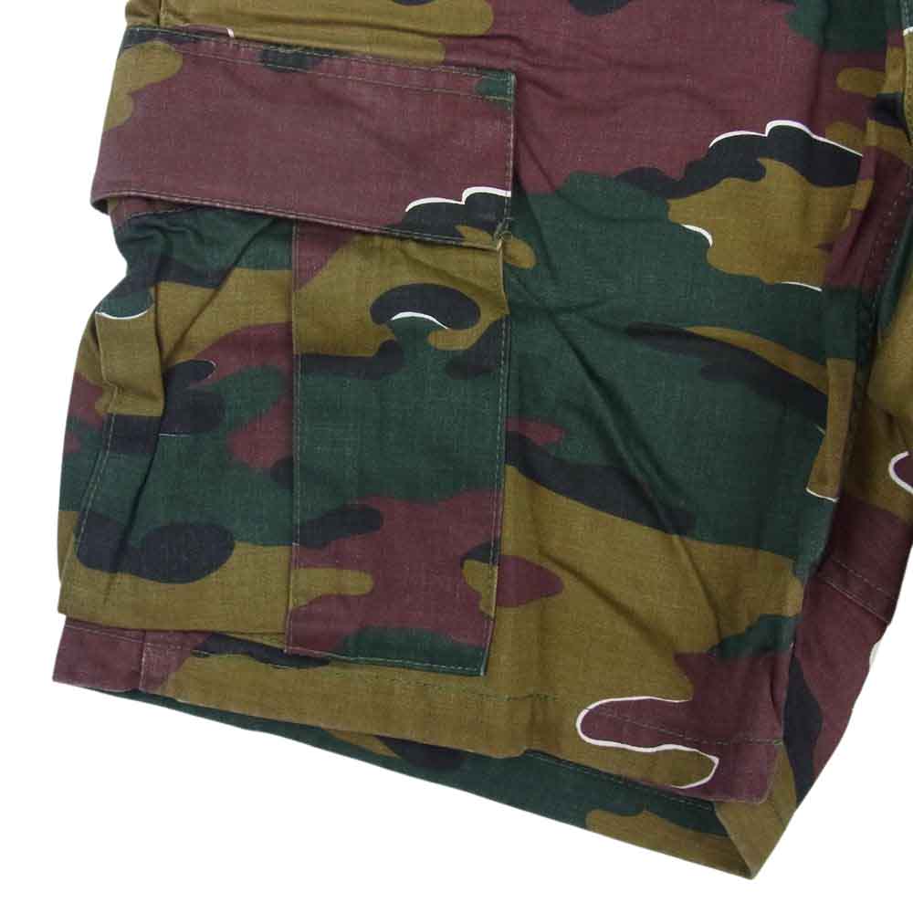 Supreme シュプリーム 18SS Cargo short Jigsaw Camo ジグソー カモ カーゴ ショーツ ハーフ パンツ マルチカラー系 32【極上美品】【中古】