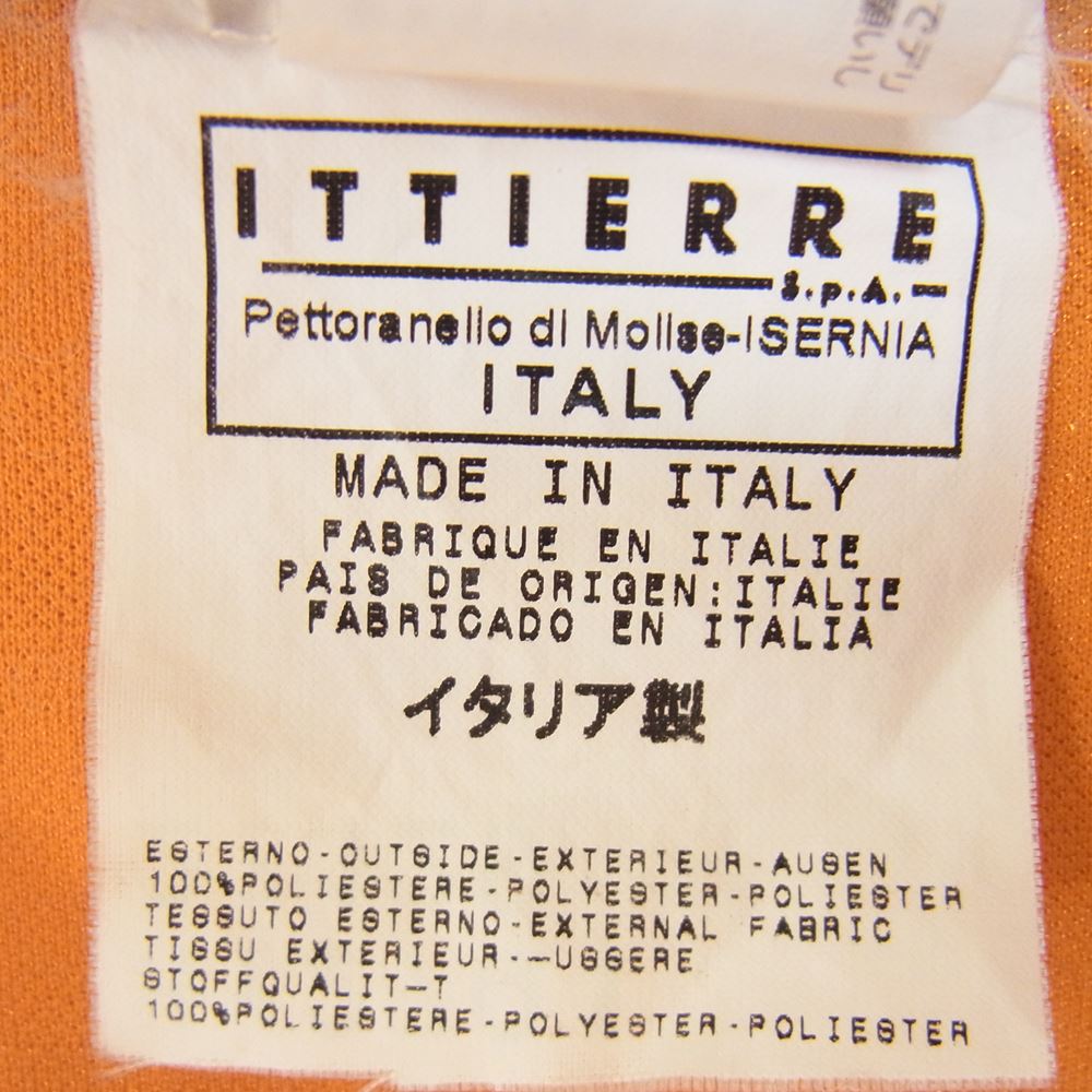 VERSACE ヴェルサーチ 国内正規品 イタリア製 ユニフォーム ゲームシャツ オレンジ系 XL【中古】