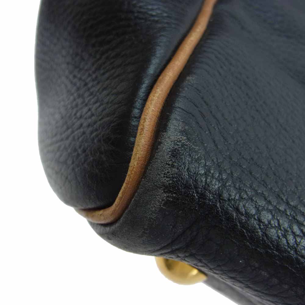 HERMES エルメス ヴィクトリア 43 〇V刻印 ボストン バッグ ブラック系【中古】