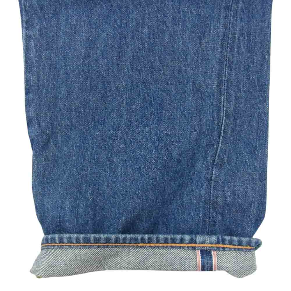 EVISU エヴィス EVISU GENES OSAKA カモメ ペイント デニム パンツ インディゴブルー系 32【中古】