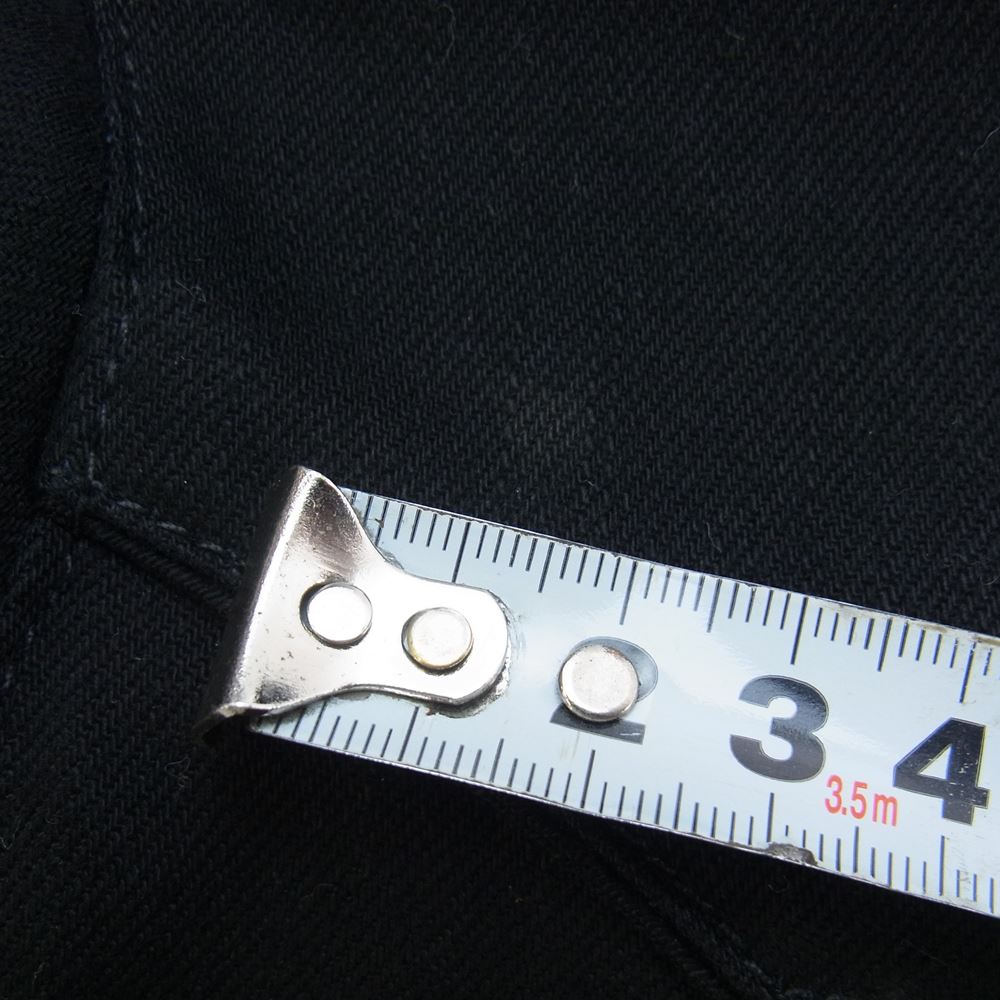 CHROME HEARTS クロムハーツ(原本無) フレアニー ホースシューボタン デニム ウエスタンシャツ ブラック系 S【中古】