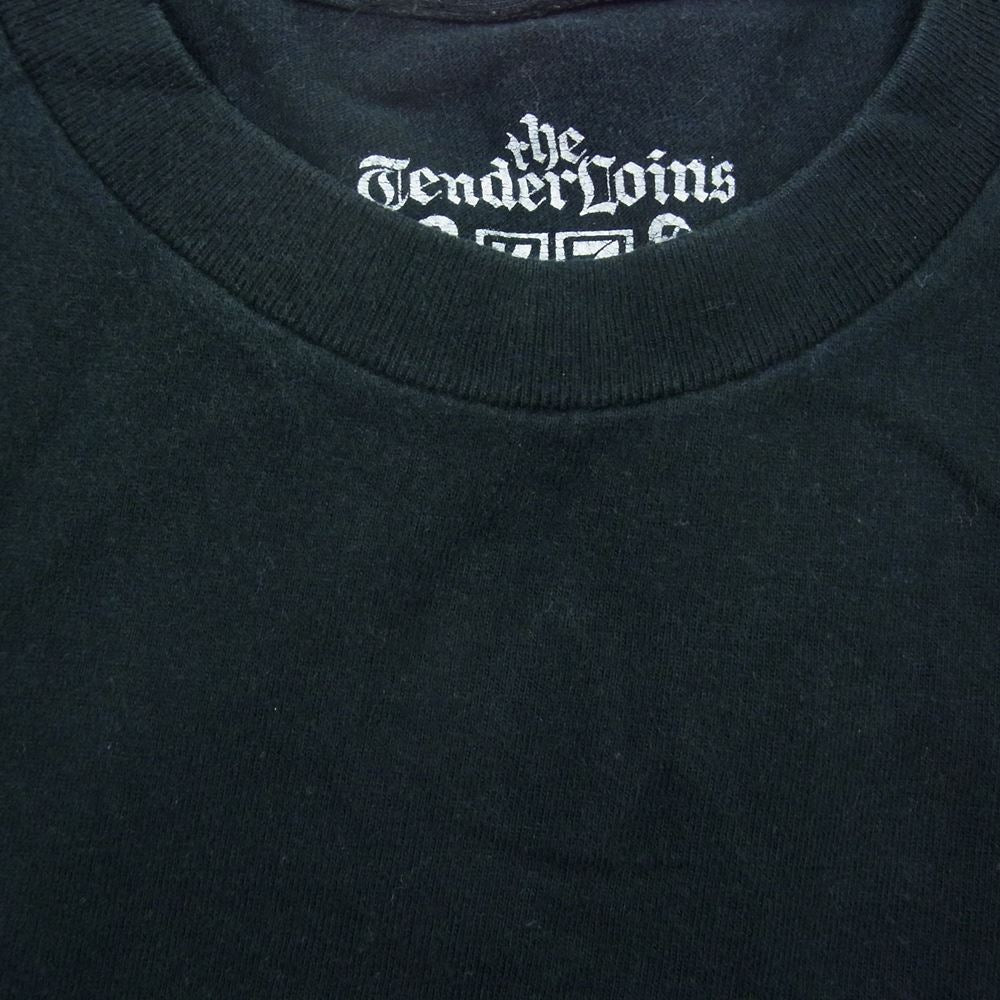 TENDERLOIN テンダーロイン T-TEE UNEMPLOYED プリント Tシャツ ブラック系 L【中古】