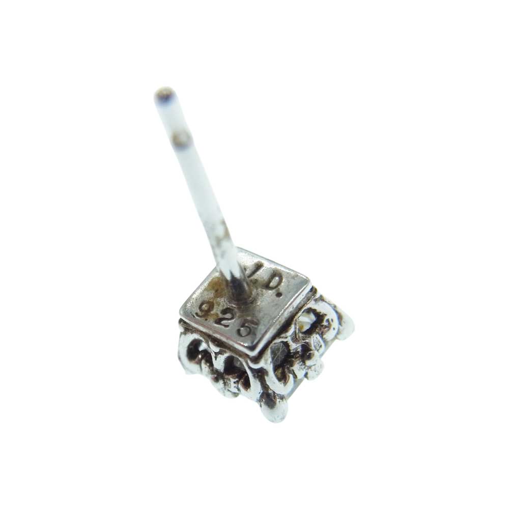 Justin Davis ジャスティンデイビス SEJ047 MONTECARLO CUBIC ZIRCONIA モンテカルロ シャイニー ジルコニア ピアス 両耳用 シルバー系【中古】