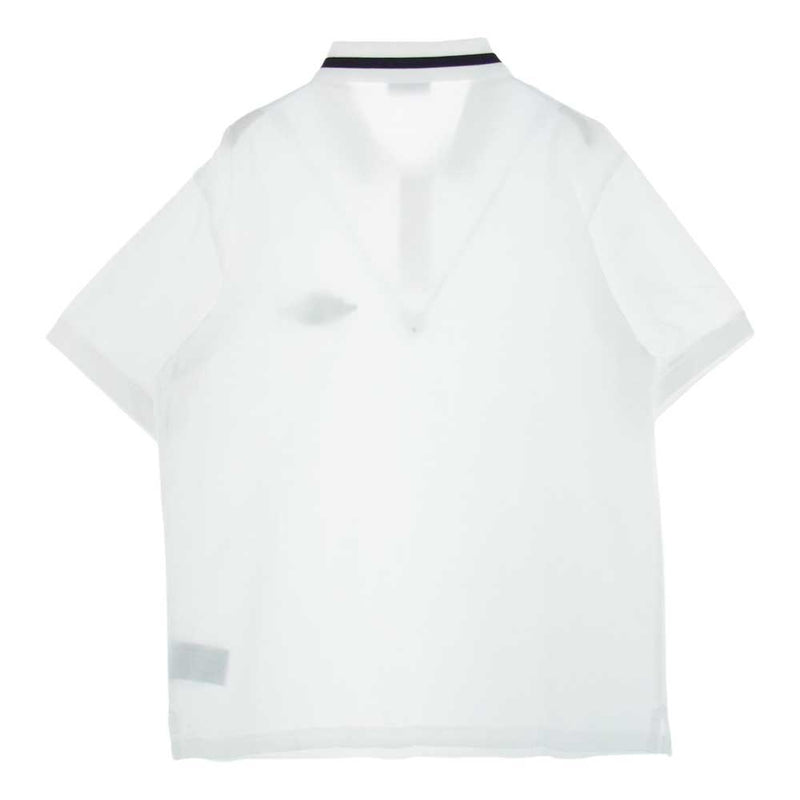 ディオール ×ナイキ NIKE  20AW  033J806A0448 エアディオールロゴ刺繍コットン半袖ポロシャツ メンズ L