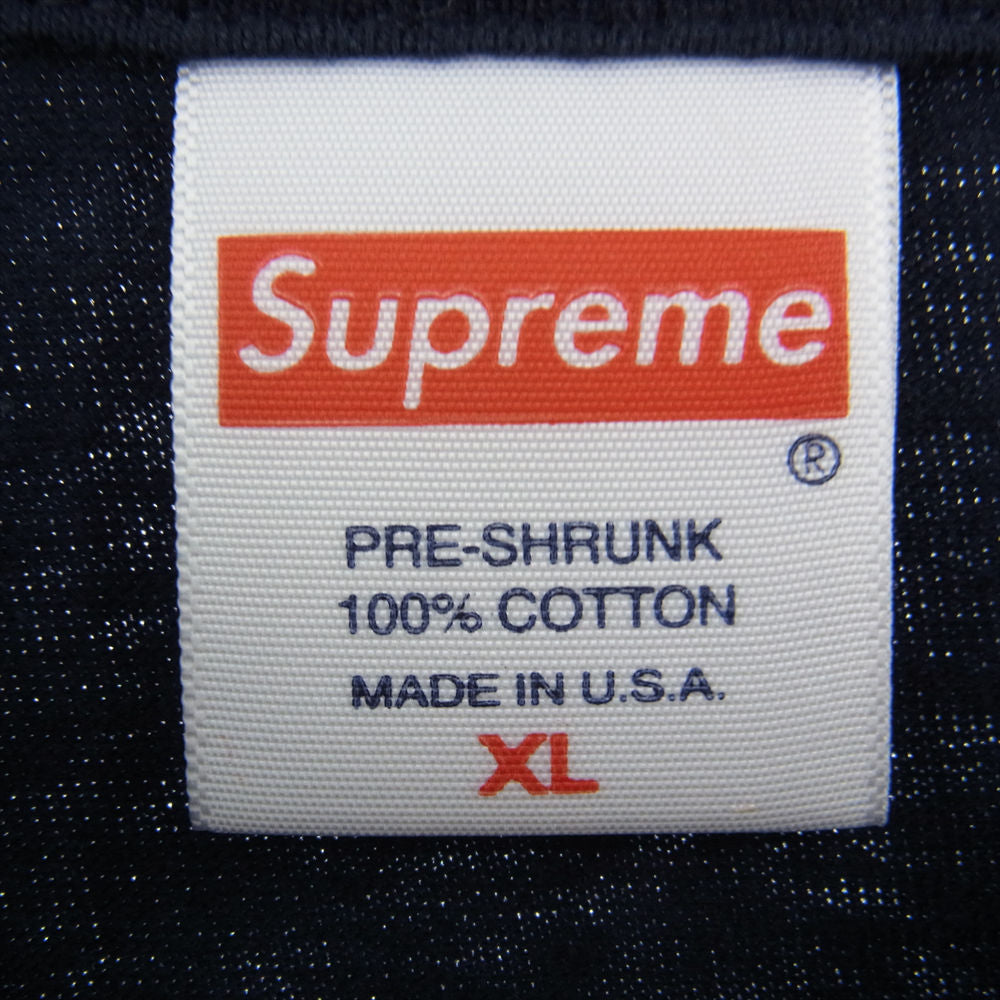 Supreme シュプリーム 22SS All Over Tee オールオーバー Tシャツ ダークネイビー系 XL【中古】