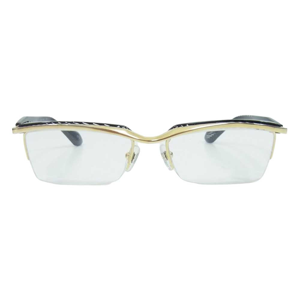 Less than human レスザンヒューマン メガネ INAZUMA イナズマ 眼鏡 アイウェア ブラック系 56□17 140【中古】 Less than human レスザンヒューマン INAZUMA イナズマ 眼鏡 アイ