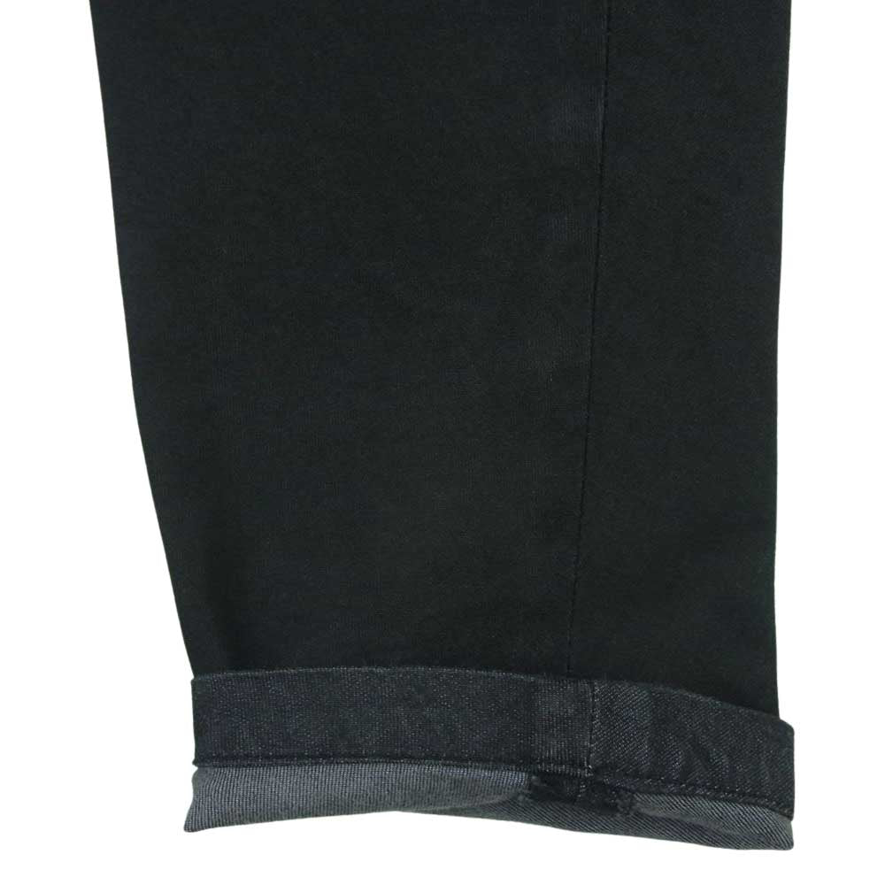 JULIUS ユリウス 18SS 617PAM18-C 6oz STRETCH DENIM 6オンス デニム バナナカーブ スキニー パンツ ブラック系 1【中古】