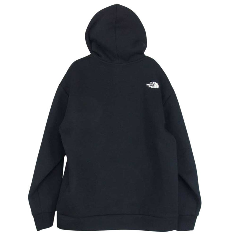 THE NORTH FACE ノースフェイス NT12286 Tech Air Sweat Wide Hoodie テック エアー スウェット ワイド  フーディ パーカー ブラック系 L【中古】