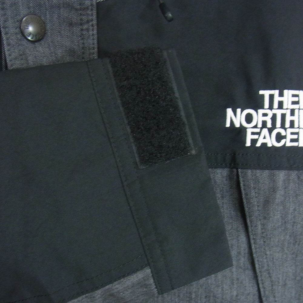 THE NORTH FACE ノースフェイス NP12032 Mountain Light Denim Jacket マウンテン ライト デニム ジャケット ブラック グレー系 L【中古】