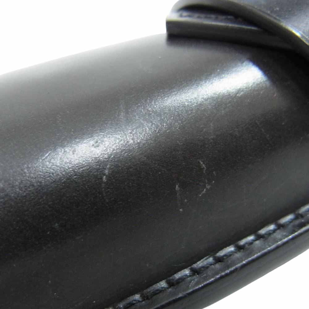 ユハク YUP273 コードバン 二本挿し ペンケース ブラウン系【中古】