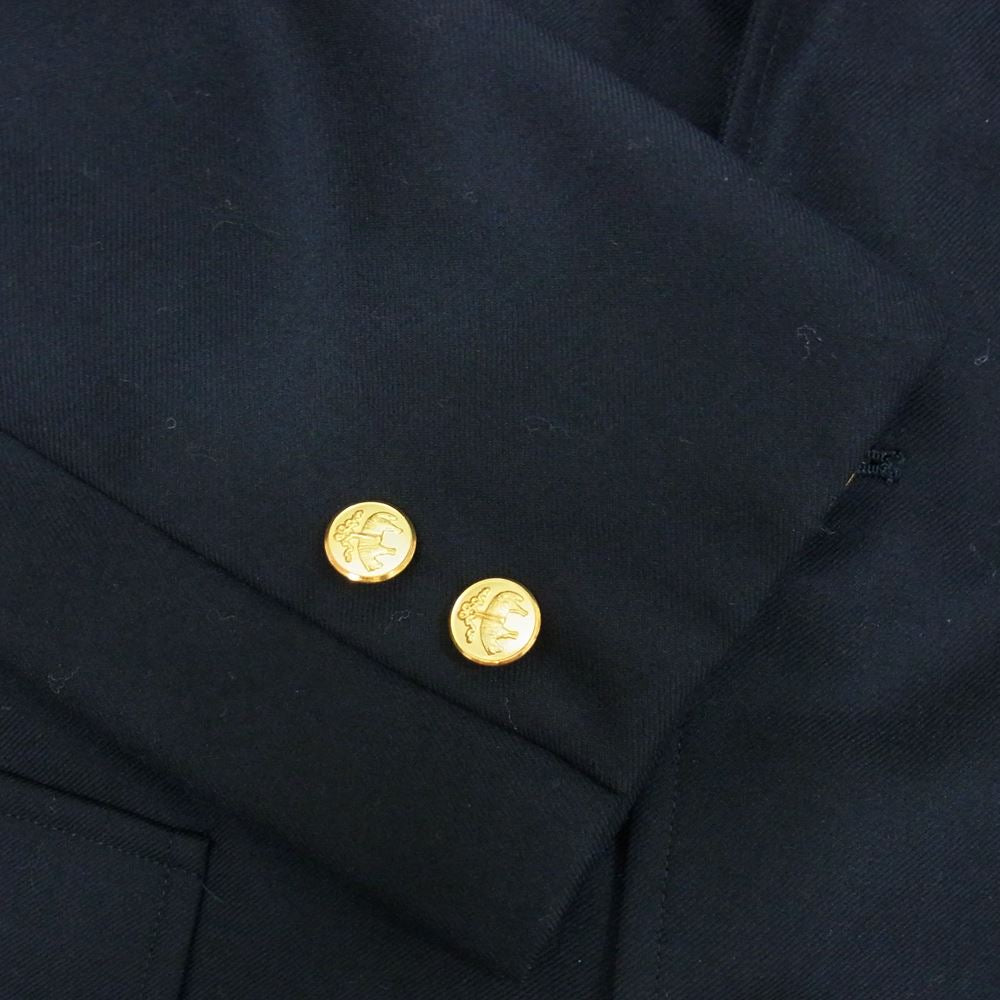 Brooks Brothers ブルックスブラザーズ 3ツ釦 ブレザー ジャケット ネイビー系 YA4【中古】