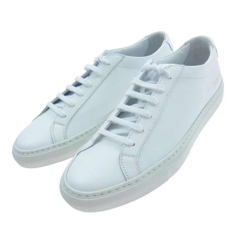 COMMON PROJECTS コモンプロジェクツ 1528 39 0506 ORIGINAL Achilles Low オリジナル アキレス  ローカット レザー スニーカー ホワイト系 インソール実寸25.5cm【極上美品】【中古】