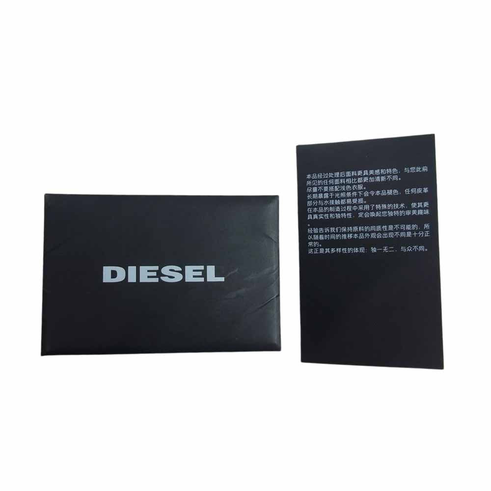 DIESEL ディーゼル ウエスト ポーチ ショルダー クロス ボディ バック ブラック系【中古】