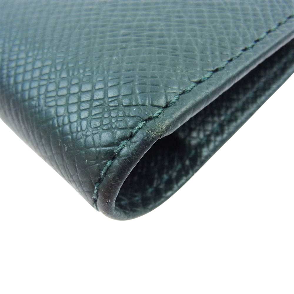 LOUIS VUITTON ルイ・ヴィトン R20405 タイガ アジェンダポッシュ レザー エピセア ダークグリーン グリーン系【中古】