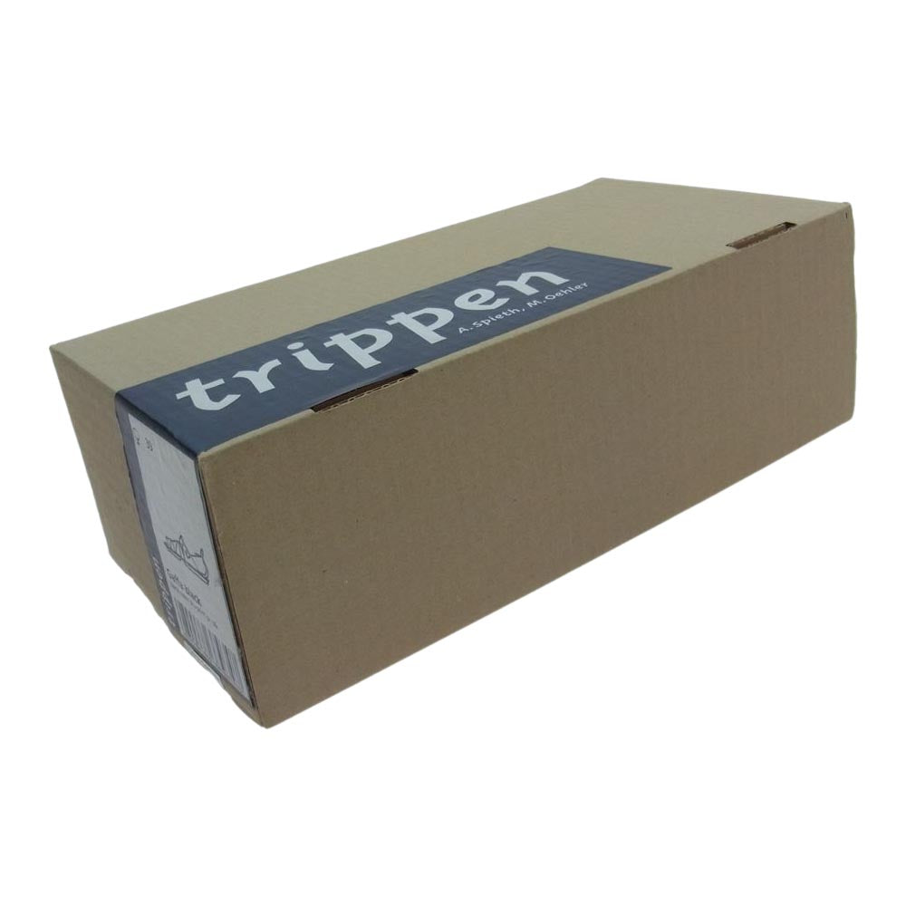 trippen トリッペン レザー ストラップ サンダル ブラック系【中古】