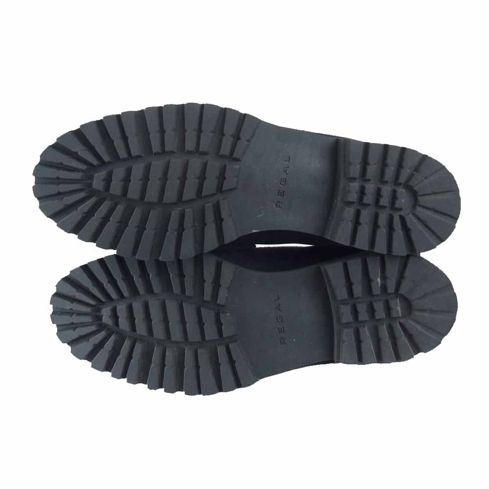 REGAL リーガル MC23A 53DL GORE TEX ゴアテックス スウェード スエード コイン ローファー タンクローファー ネイビー系 24.5cm【極上美品】【中古】