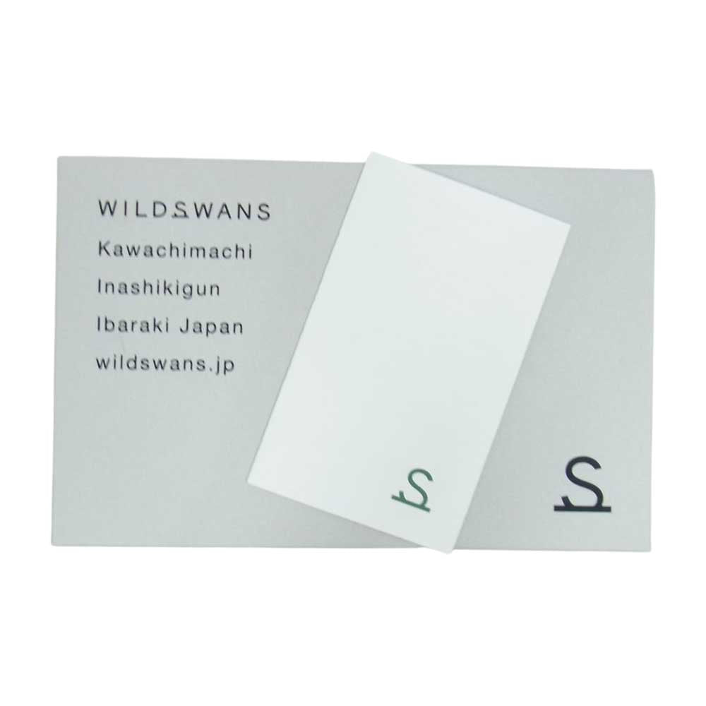 WILDSWANS ワイルドスワンズ CSS GROUNDER マーブル シェルコードバン グラウンダー サドルプルアップ ウォレット グリーンブラック【新古品】【未使用】【中古】