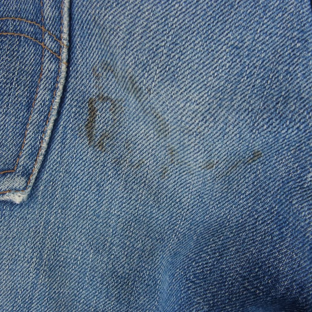 Levi's リーバイス 505 0217 ボタン裏5 BIGE 片面タブ 42TALON ジップ インディゴブルー系 W28L28【中古】