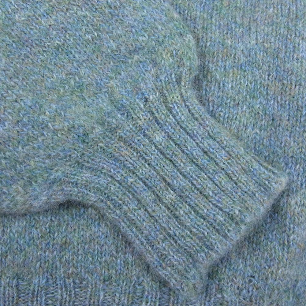 Brooks Brothers ブルックスブラザーズ スコットランド製 ウール プルオーバー ニット セーター グリーン系 42【中古】