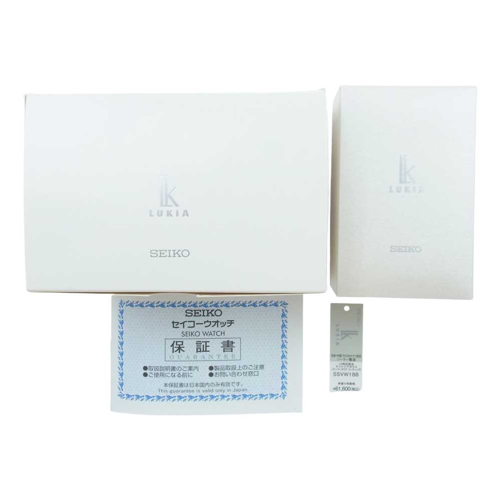 SEIKO セイコー SSVW188 LUKIA ルキア Standard Collection レディース 腕時計 ウォッチ シルバー系【極上美品】【中古】