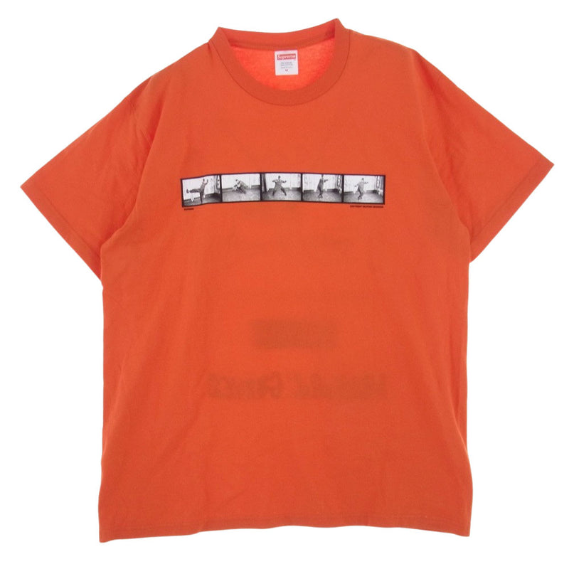 Supreme シュプリーム 22AW Milford Graves Tee ミルフォード グレイブス 半袖 Tシャツ オレンジ系 M【中古】