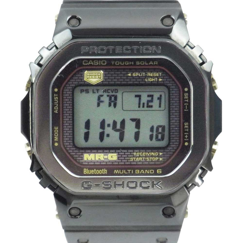 CASIO G-SHOCK カシオ ジーショック MRG-B5000B-1JR MR-G 電波ソーラー 腕時計 ウォッチ ブラック系【美品】【中古】