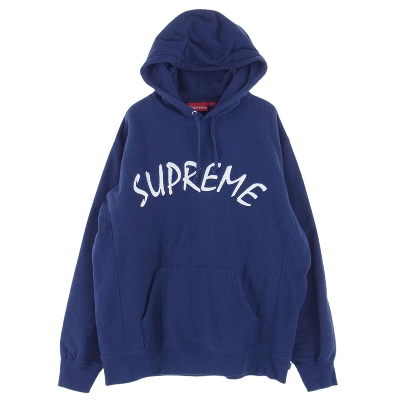 supreme FTP arc hooded sweatshirt NAVY M
