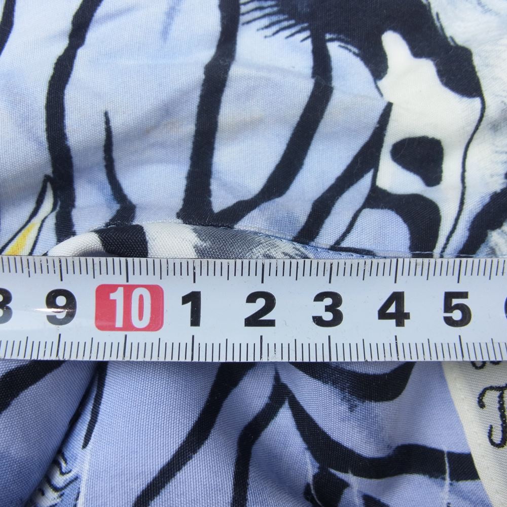 WACKO MARIA ワコマリア TIM LEHI HAWAIIAN SHIRT L/S 百虎 長袖 シャツ レーヨン 100% ブルー系 L【中古】