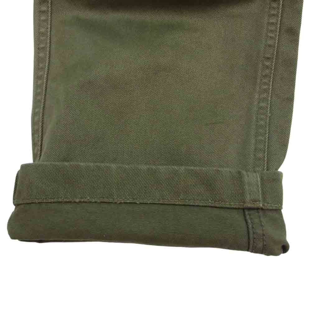 CAT'S PAW キャッツポウ コットン ワーク チノ パンツ カーキ系 32【中古】