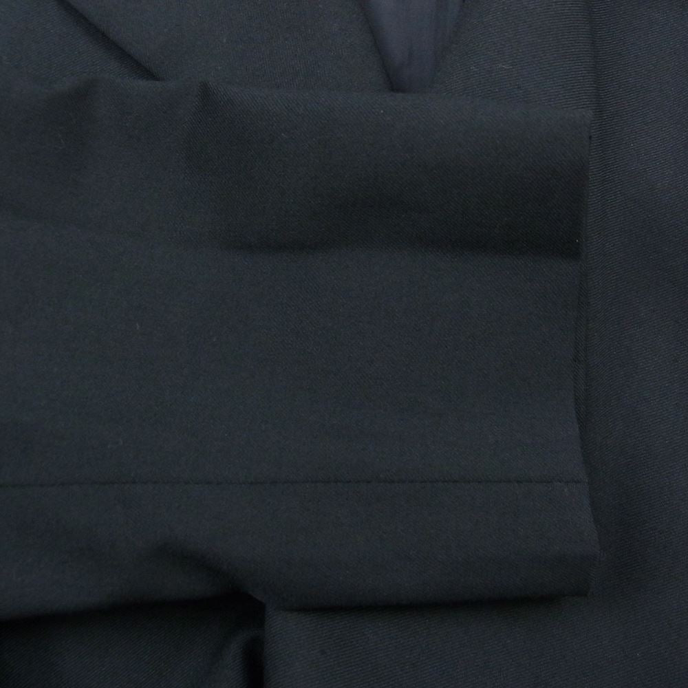 Yohji Yamamoto ヨウジヤマモト GroundY GK-J01-100 WOOL POLYESTER GABARDINE ASYMMETRIC JACKET アシンメトリー ジャケット ブラック系 1【中古】