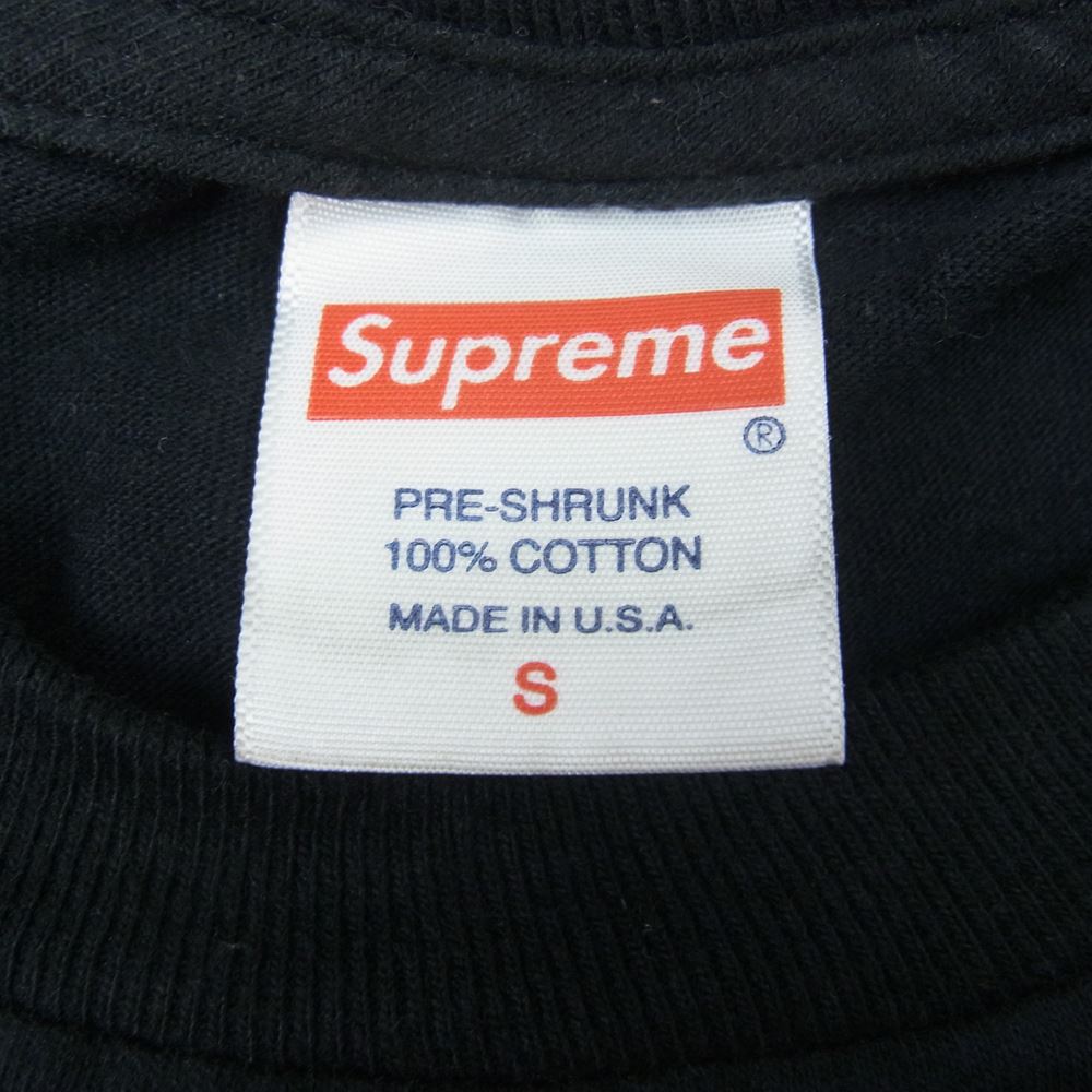 Supreme シュプリーム 16SS Motion Logo Tee モーションロゴ 半袖 Tシャツ ブラック ブラック系 S【中古】