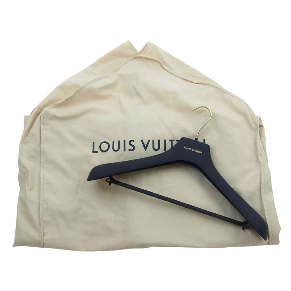 LOUIS VUITTON ルイ・ヴィトン 20AW HJL73ERMT モノグラム エンボスレザー 切替リバーシブル ボンバー ブルゾン ジャケット ブラック系 52【中古】