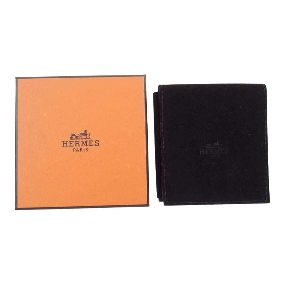 HERMES エルメス レザー ブレスレット ビーアピ ドゥブルトゥー ル ブラック系 ブラウン系【美品】【中古】
