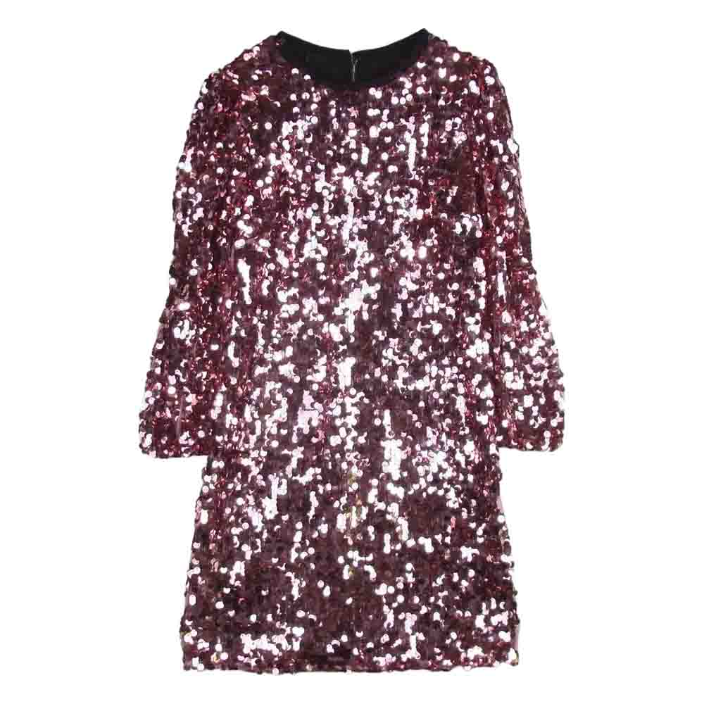 DOLCE&GABBANA ドルチェアンドガッバーナ 総スパンコール装飾 裏地 