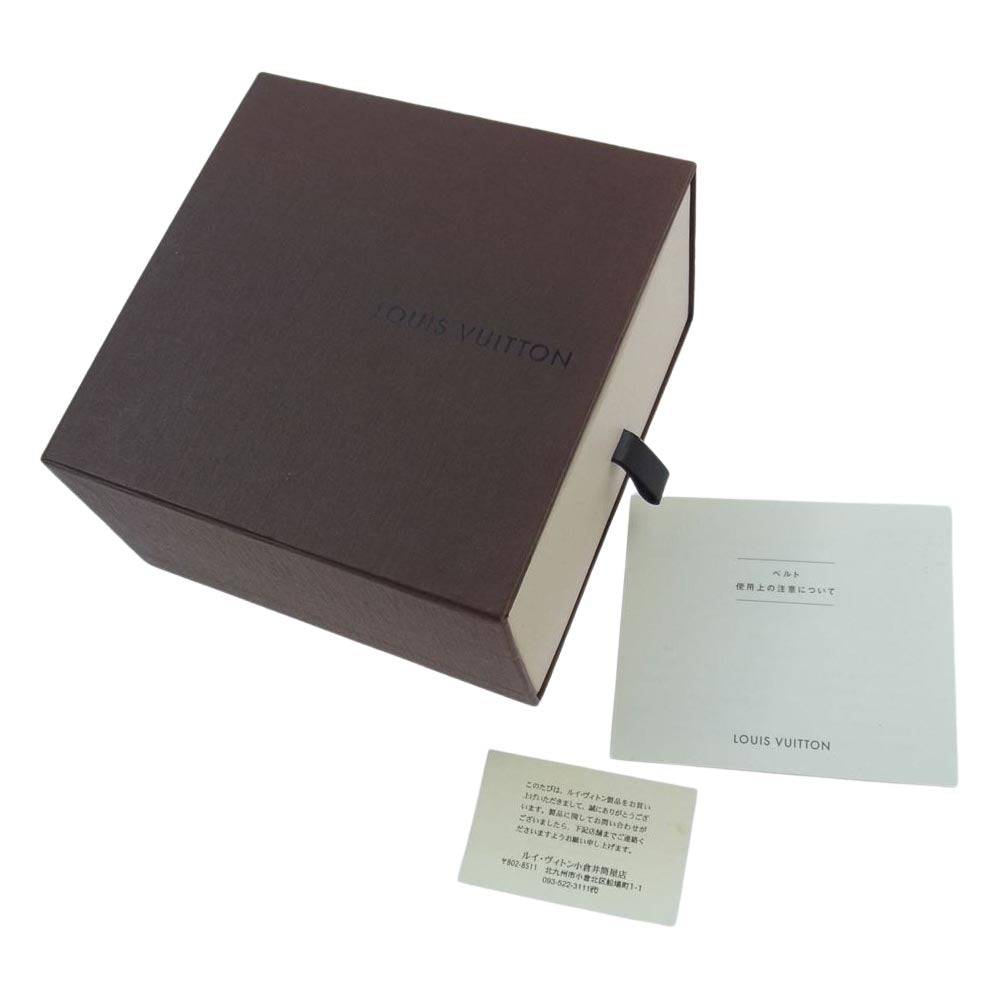 LOUIS VUITTON ルイ・ヴィトン M6995U ベルト サンチュール エリプス ダミエ ブラウン系【中古】