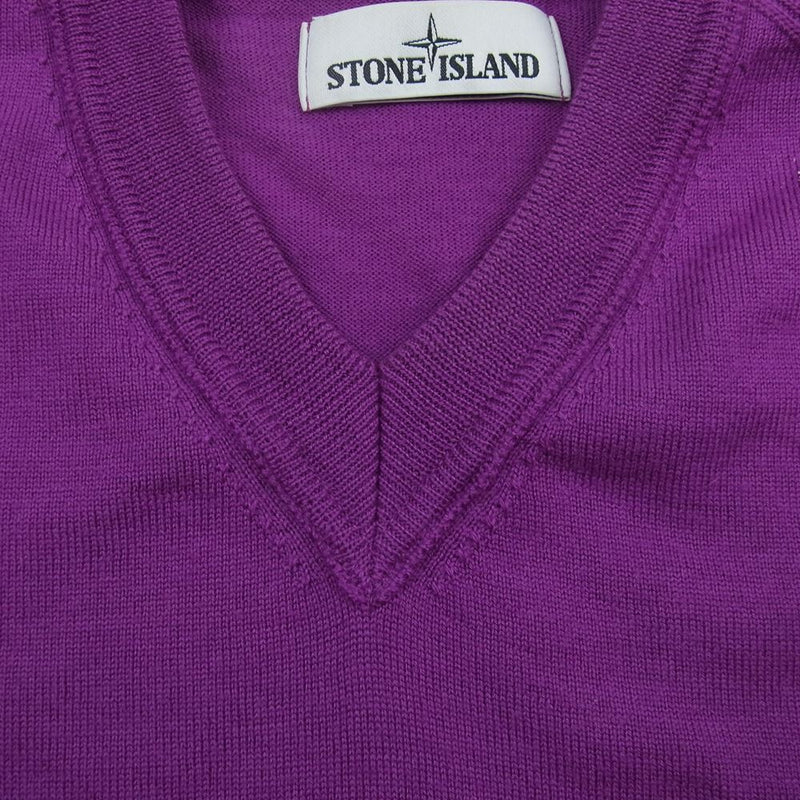 STONE ISLAND ストーンアイランド 6915538C4 V-Neck Sweater Vネック ...