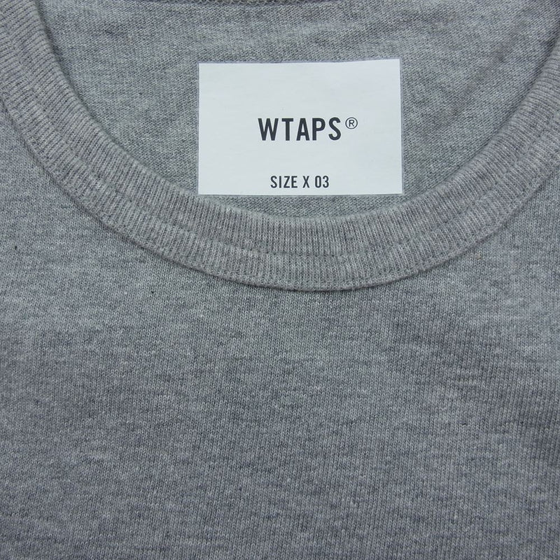 WTAPS  ダブルタップス カレッジ ロゴ Tシャツ M ホワイト