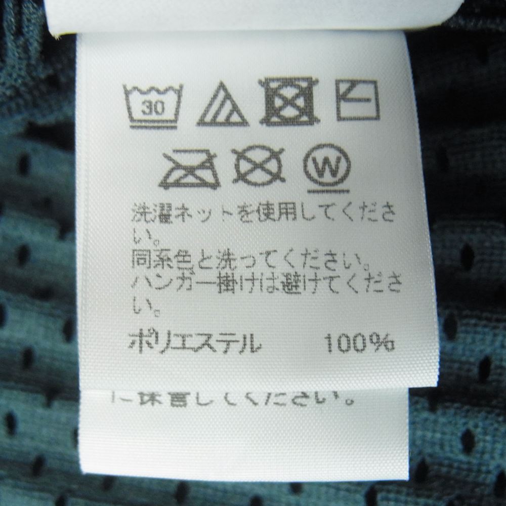 HOMME PLISSE ISSEY MIYAKE オム プリッセ イッセイミヤケ HP11JK153 2022年モデル プリーツ加工 メッシュプリーツ カットソー 半袖 Tシャツ ダークグリーン系 3【美品】【中古】