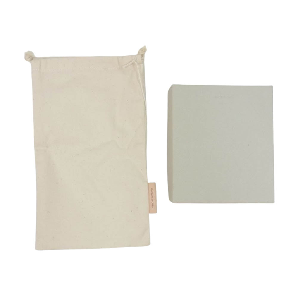 Hender Scheme エンダースキーマ half folded wallet ハーフ フォルデッド ヌメ革 ウォレット 財布 ブラウン系【新古品】【未使用】【中古】