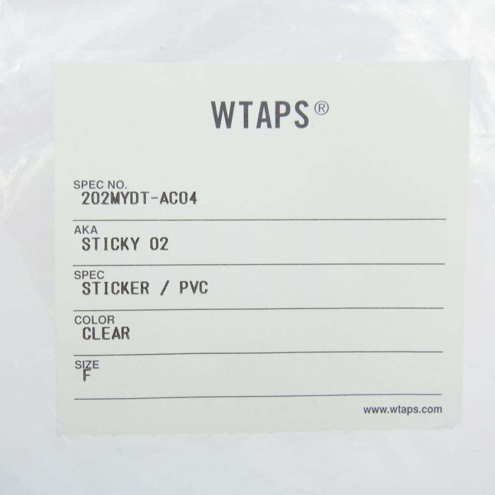 WTAPS ダブルタップス 182MYDT-AC07 202MYDT-AC04 172MYDT-AC05 STICK PACK STICKER. PVC TTICKER. ACETATE STICKT 02 STICKER / PVC セット マルチカラー系【新古品】【未使用】【中古】